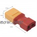 Mosunx Reliable ABS RC Battery Convertor T Plug Male TX60 Female For Electric Toys   